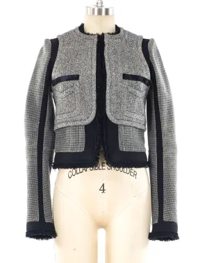 2008 Balenciaga Deconstructed Cropped Jacket