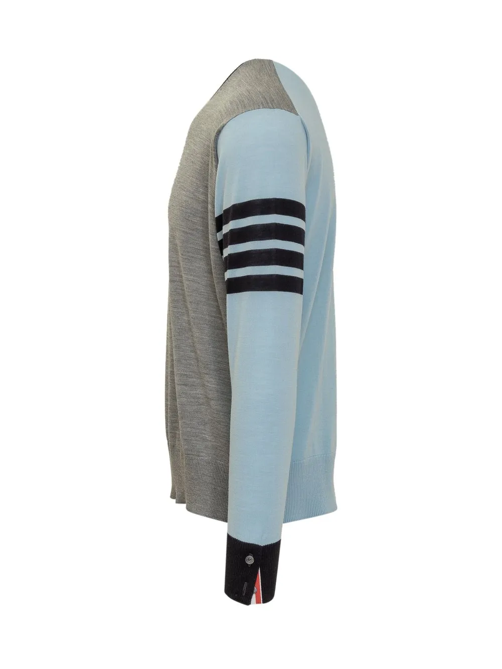 4-Bar Striped Fun Mix Sweater