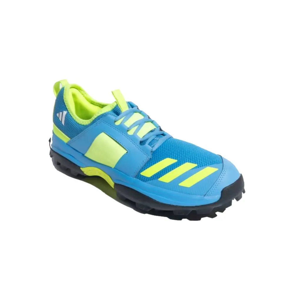 Adidas Men's Cricup 23 Cricket Shoe (Pulse Blue/Lucid Lemon/Cloud White)