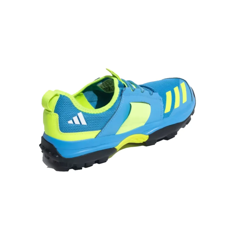 Adidas Men's Cricup 23 Cricket Shoe (Pulse Blue/Lucid Lemon/Cloud White)