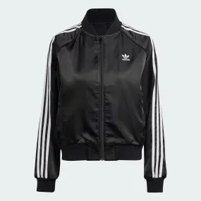 Adidas Women's SST Loose Satin Blouson - Black/White