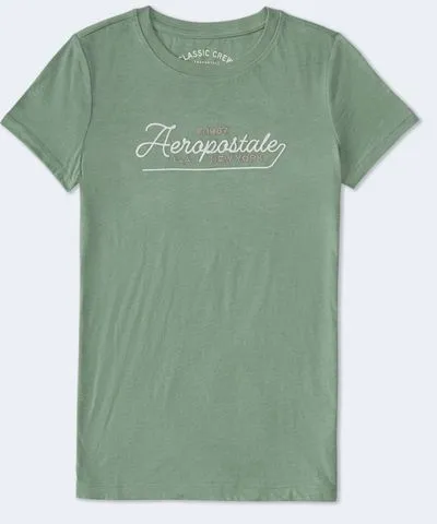 Aeropostale Script Graphic Tee