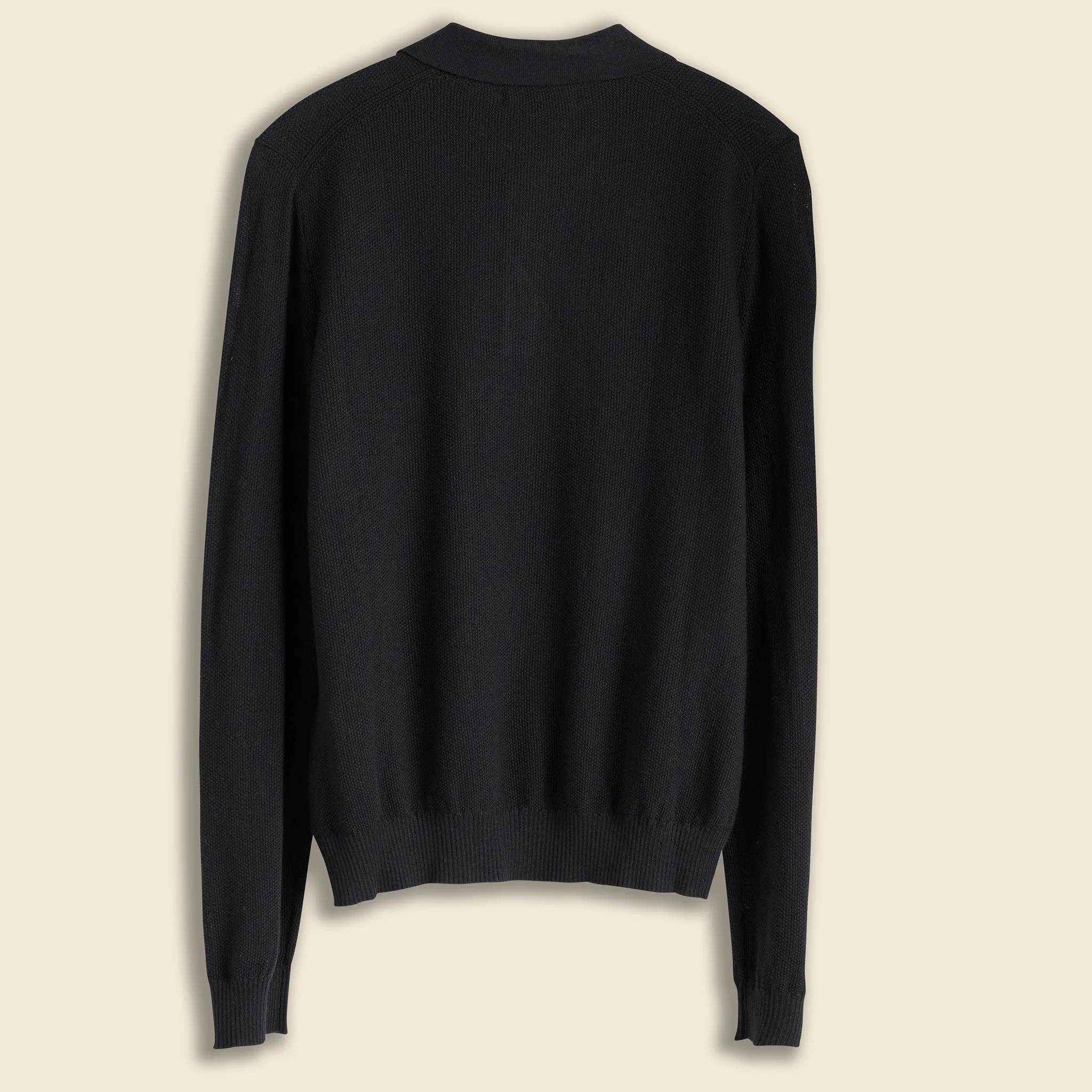 Alice Polo Sweater - Black