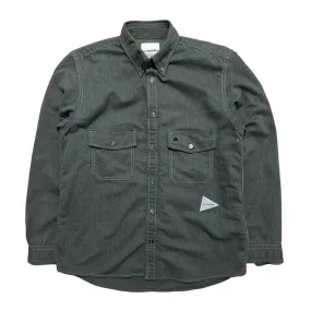 And Wander Side Logo Overshirt