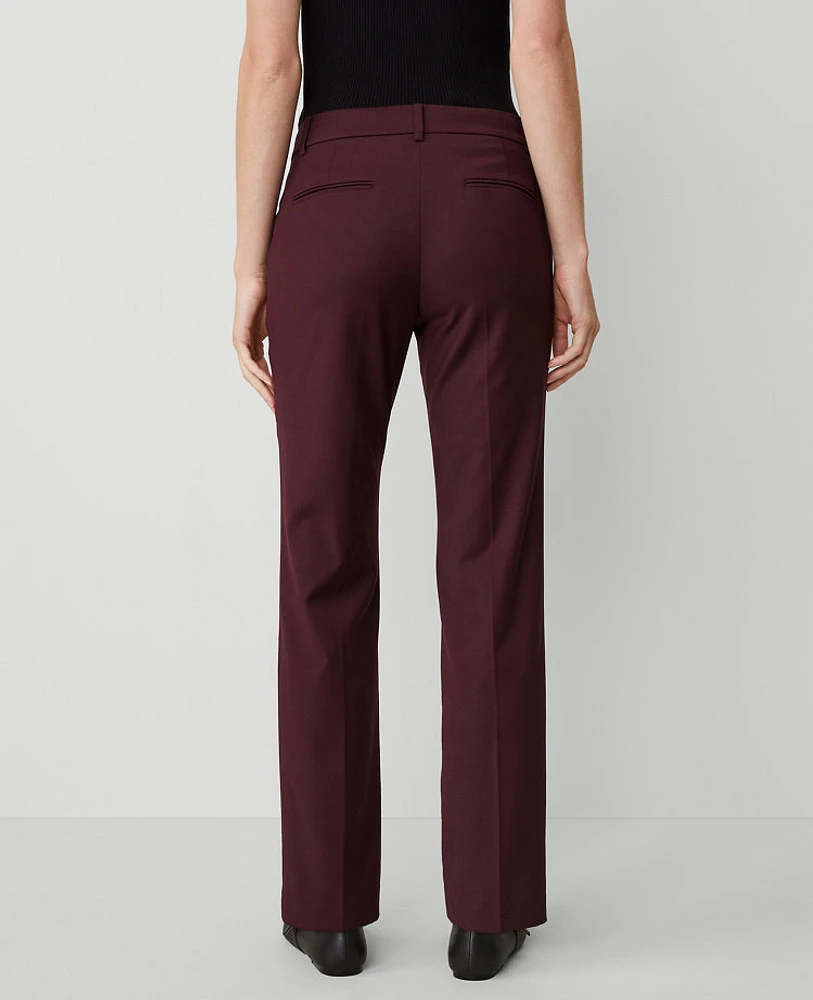 Ann Taylor The Straight Pant Midnight Fig Women's