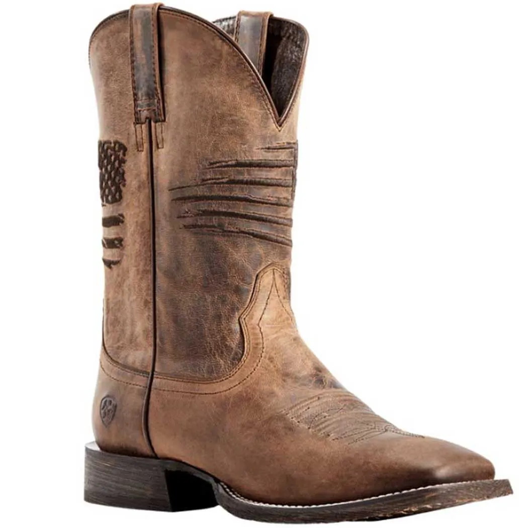 Ariat Circuit Boot Patriot Weathered Tan (Men's)