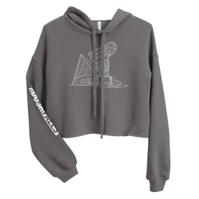 As Dusk Falls Desert Dream Women's Crop Hoodie