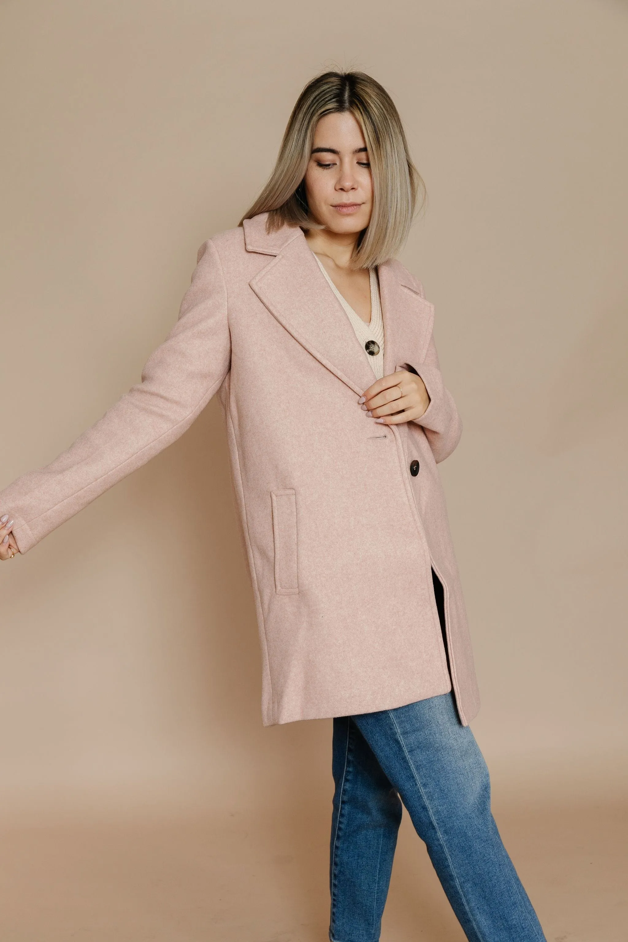 Audrey Coat in Mauve