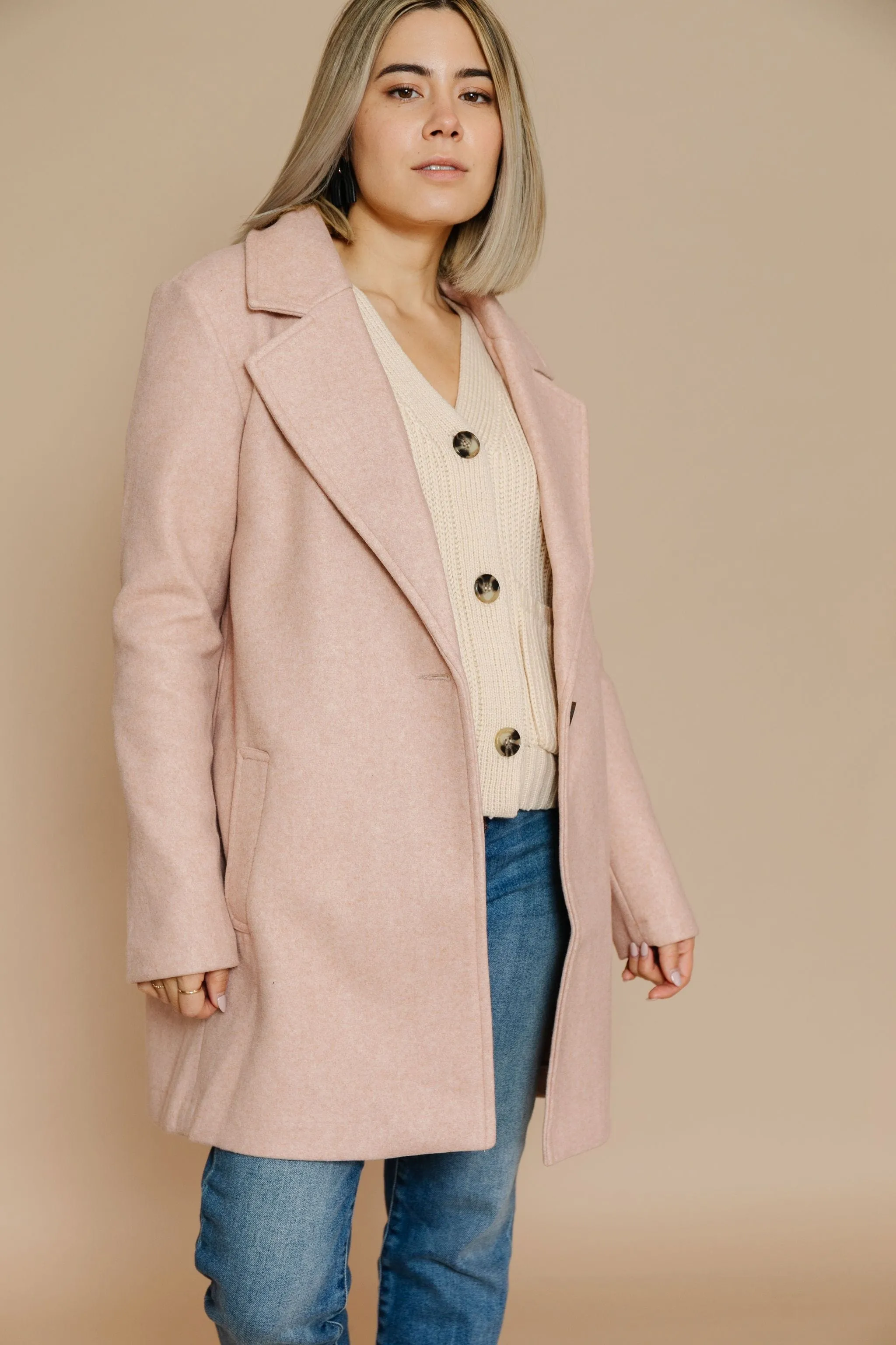 Audrey Coat in Mauve