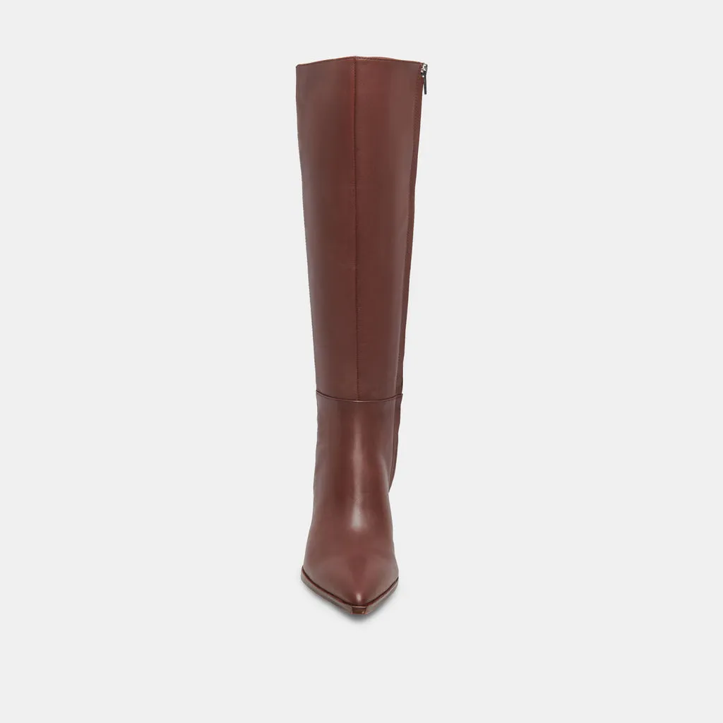 AUGGIE BOOTS CHOCOLATE LEATHER– Dolce Vita 6908073115714