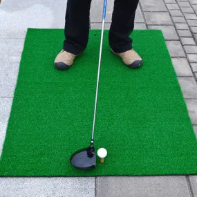 Backyard Golf Mat 40 x 50 Residential Training Turf Mat W/Tee