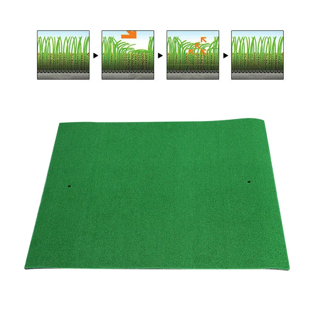 Backyard Golf Mat 40 x 50 Residential Training Turf Mat W/Tee