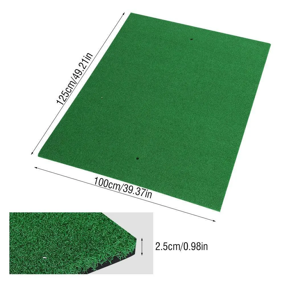 Backyard Golf Mat 40 x 50 Residential Training Turf Mat W/Tee