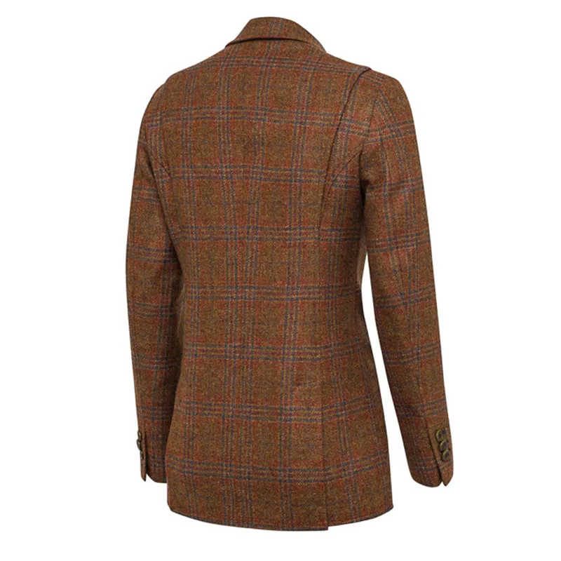 Beretta Womens St James Jacket Brown / Blue Check