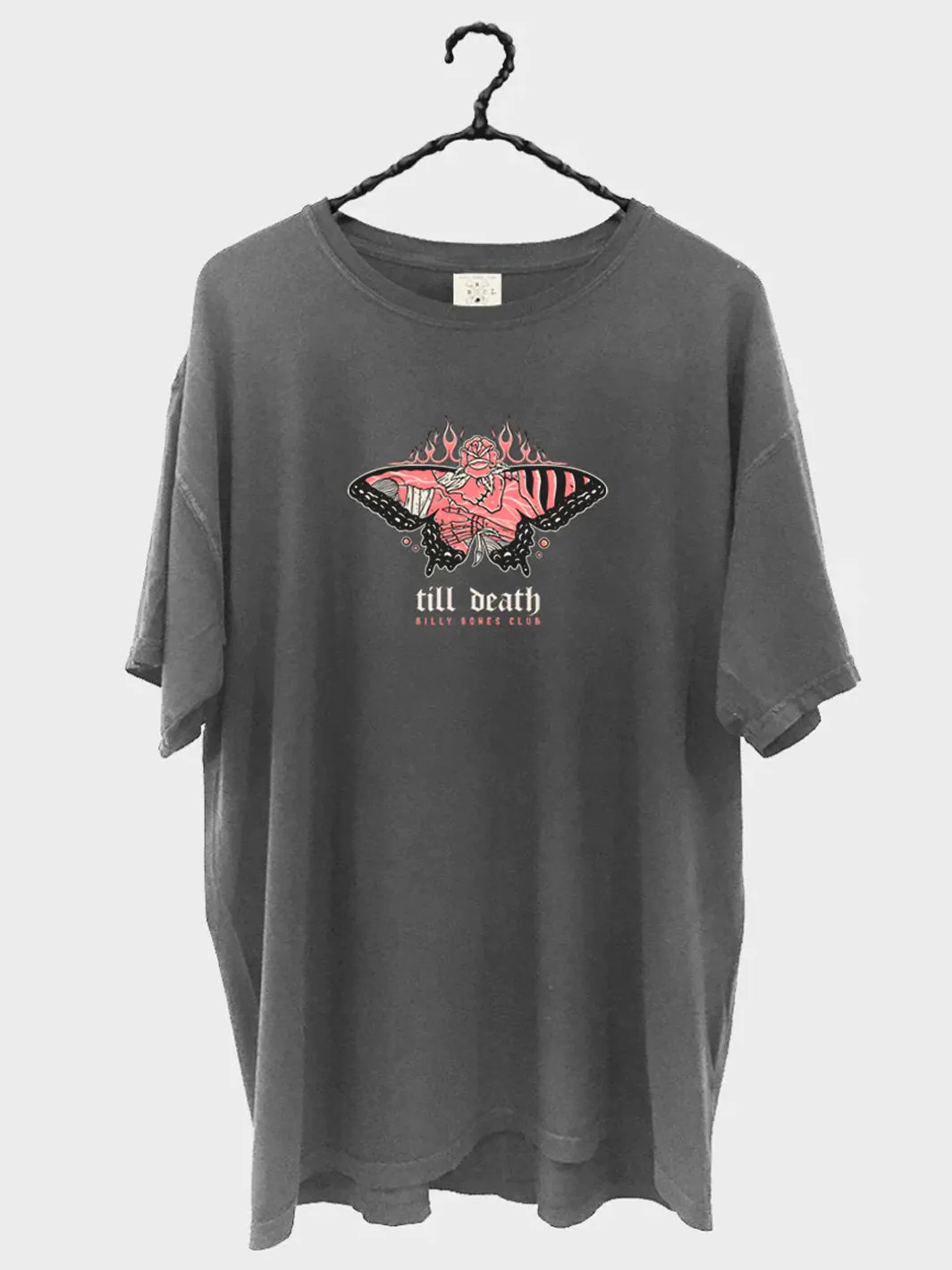 BILLY BONES CLUB TILL DEATH 2.0 TEE - WASHED BLACK