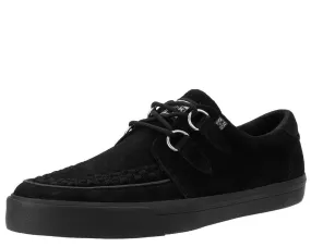 Black Suede D-Ring VLK Creeper Sneaker