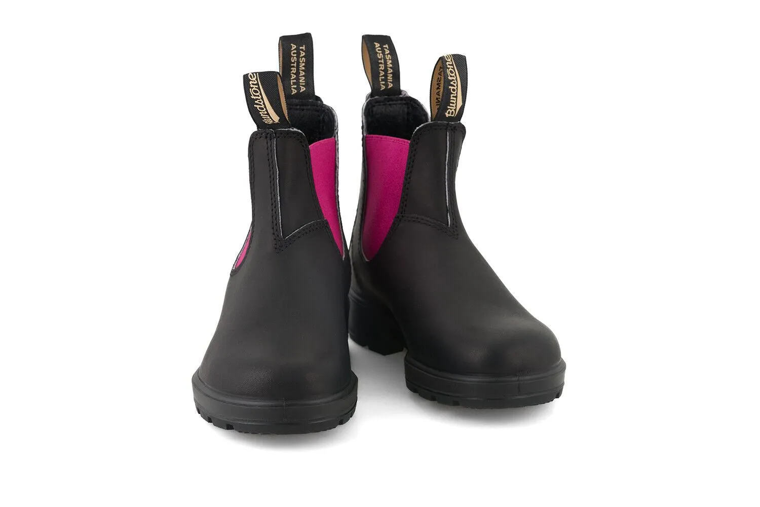 Blundstone #2208 Black/Fuschia Chelsea Boot