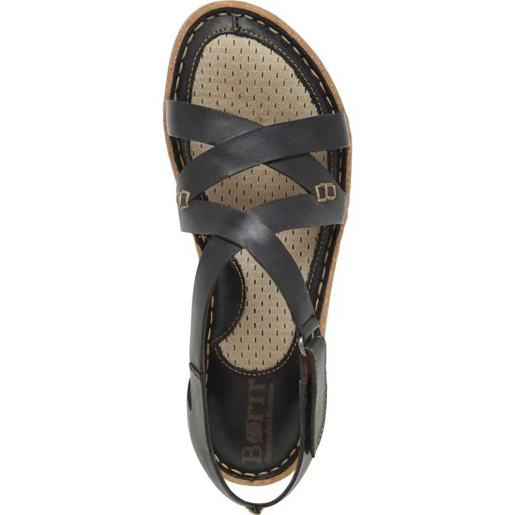 Born Trinidad Sport Sandal Black Full Grain (Women's)