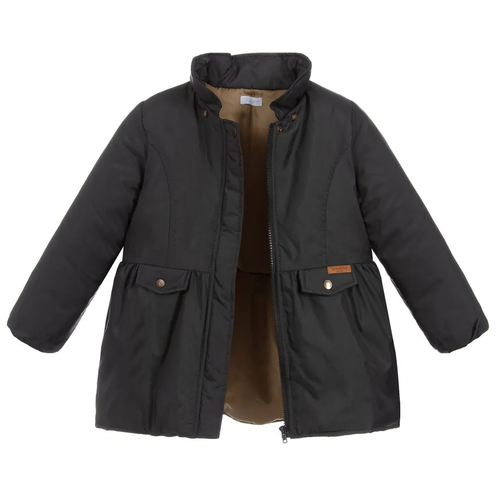 Boys Grey Padded Coat