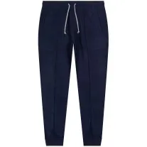 BRUNELLO CUCINELLI 'Drawstring' Tapered Sweatpants Navy