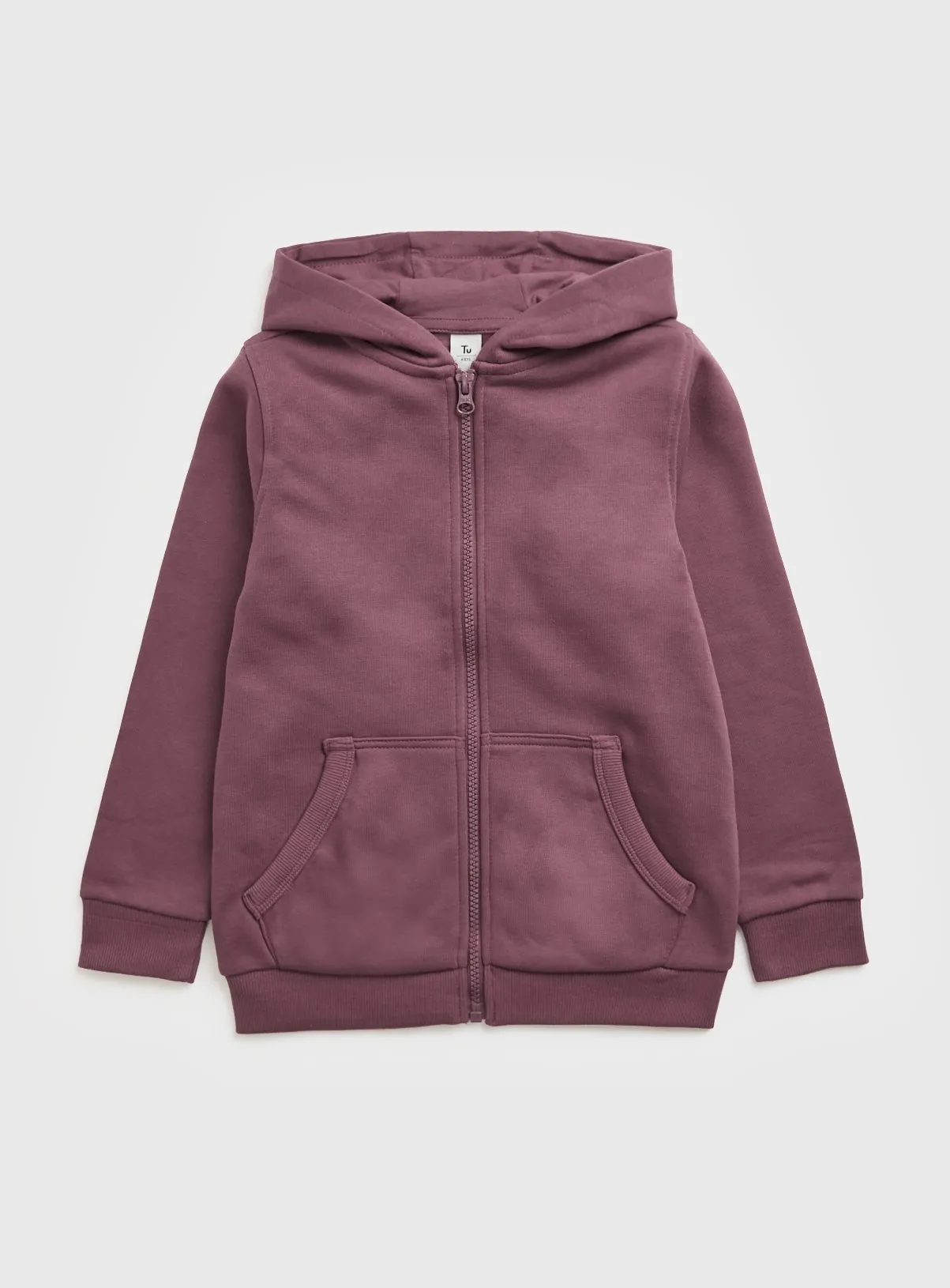 Buy Purple Zip Through Hoodie 10 years | Jumpers and hoodies | Tu