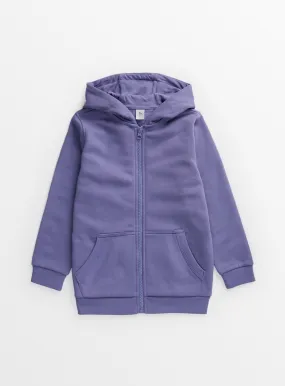 Buy Purple Zip-Through Hoodie 12 years | Jumpers and hoodies | Tu