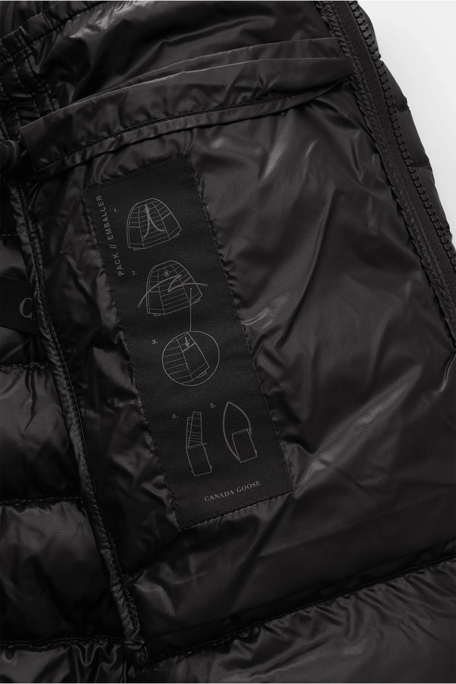 CANADA GOOSE down jacket 'Crofton Hoody' black