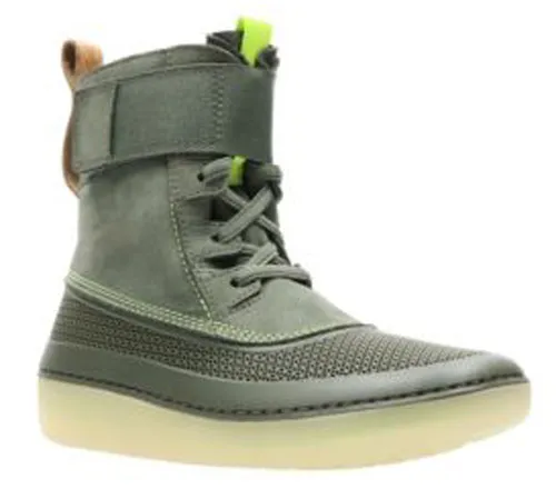 Clarks NATURE V KHAKI BOOTS