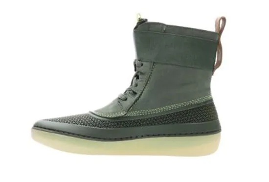 Clarks NATURE V KHAKI BOOTS