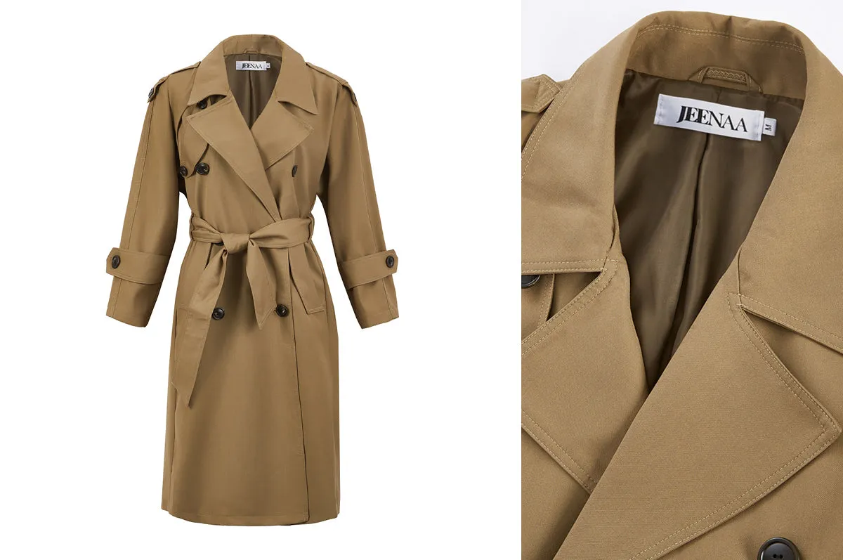 Coffee Trench Coat