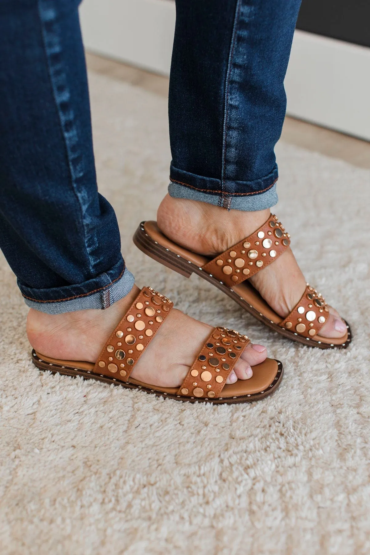 Corky's Magnet Sandals- Cognac