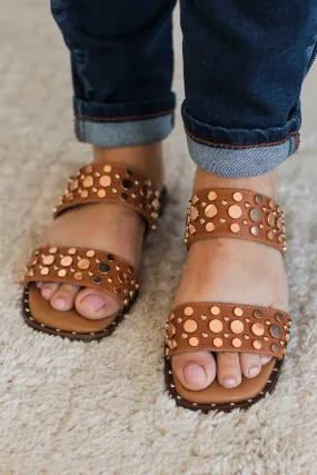 Corky's Magnet Sandals- Cognac