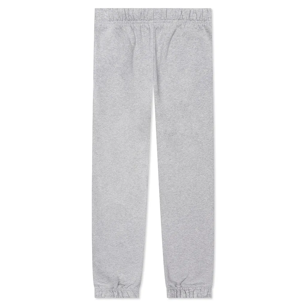 Deep Logo Sweatpants - Heather Grey