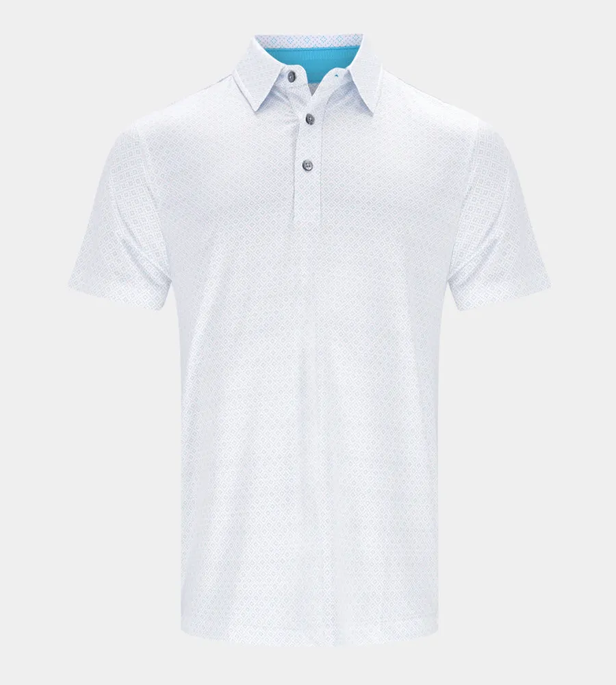 DIAMOND 2.0 POLO - WHITE