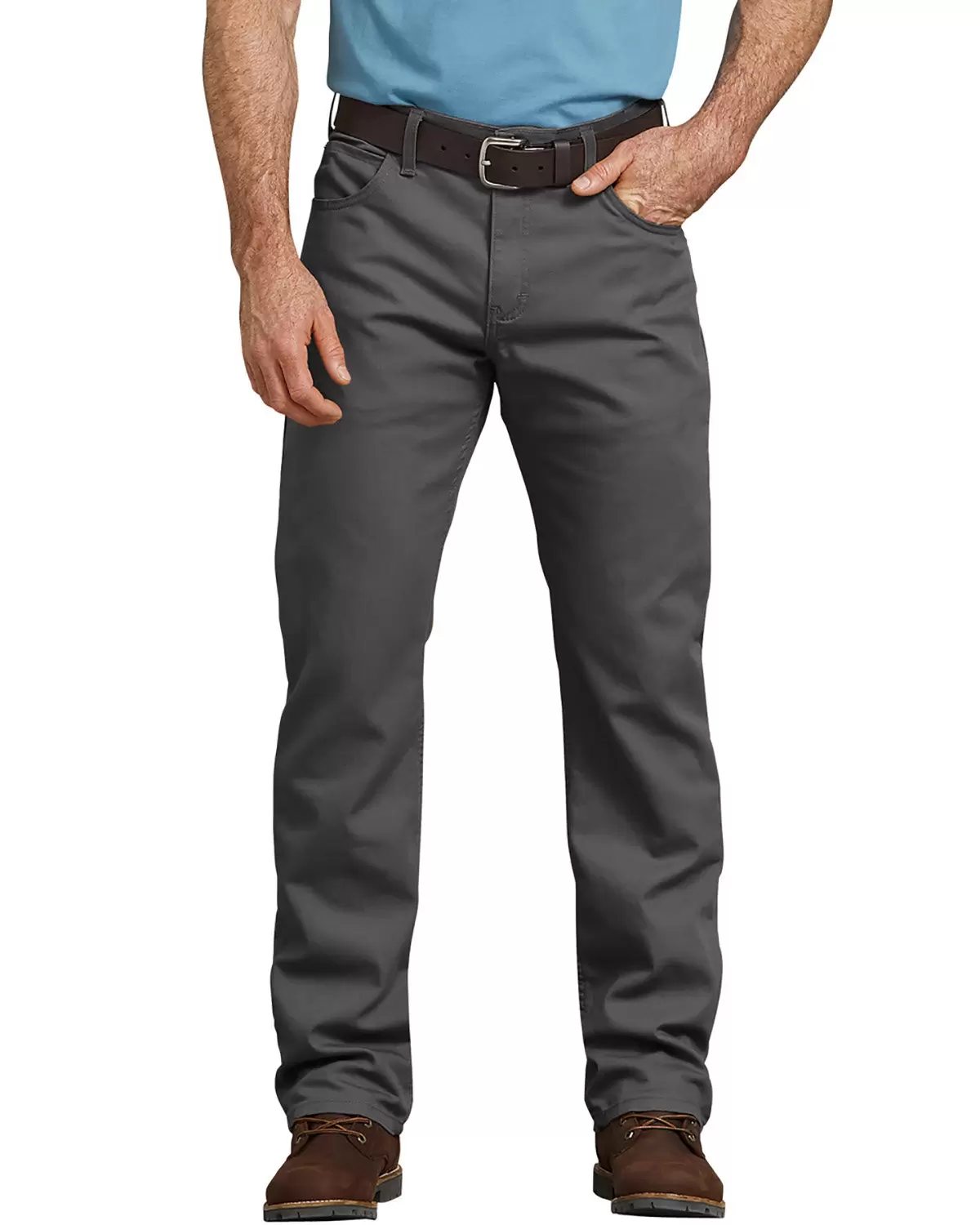 Dickies DP803 Men's FLEX Regular Fit Straight Leg Tough Max™ Duck 5-Pocket Pant SKU: DP803