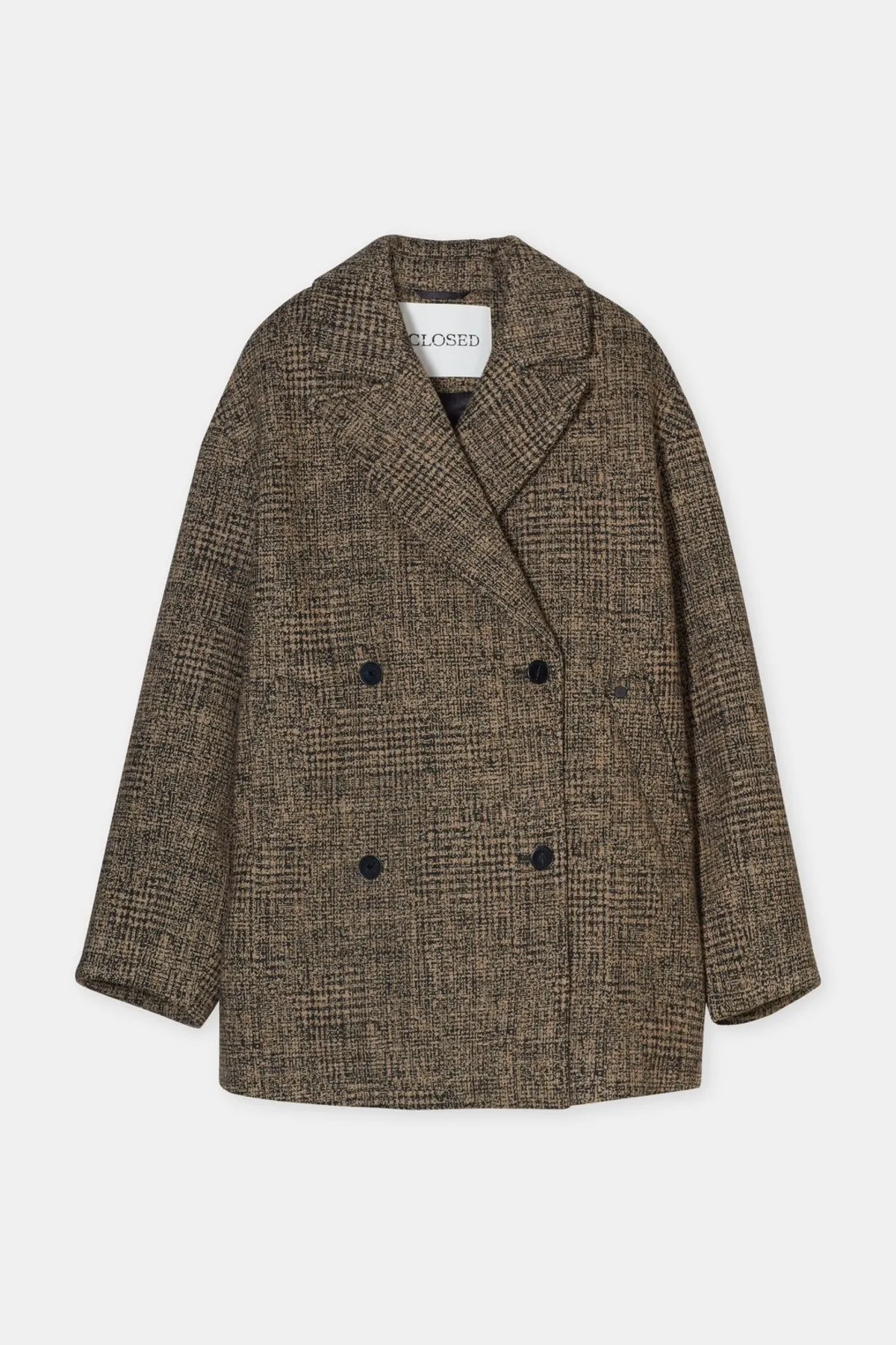 Double Breasted Coat - Biscotti Brown