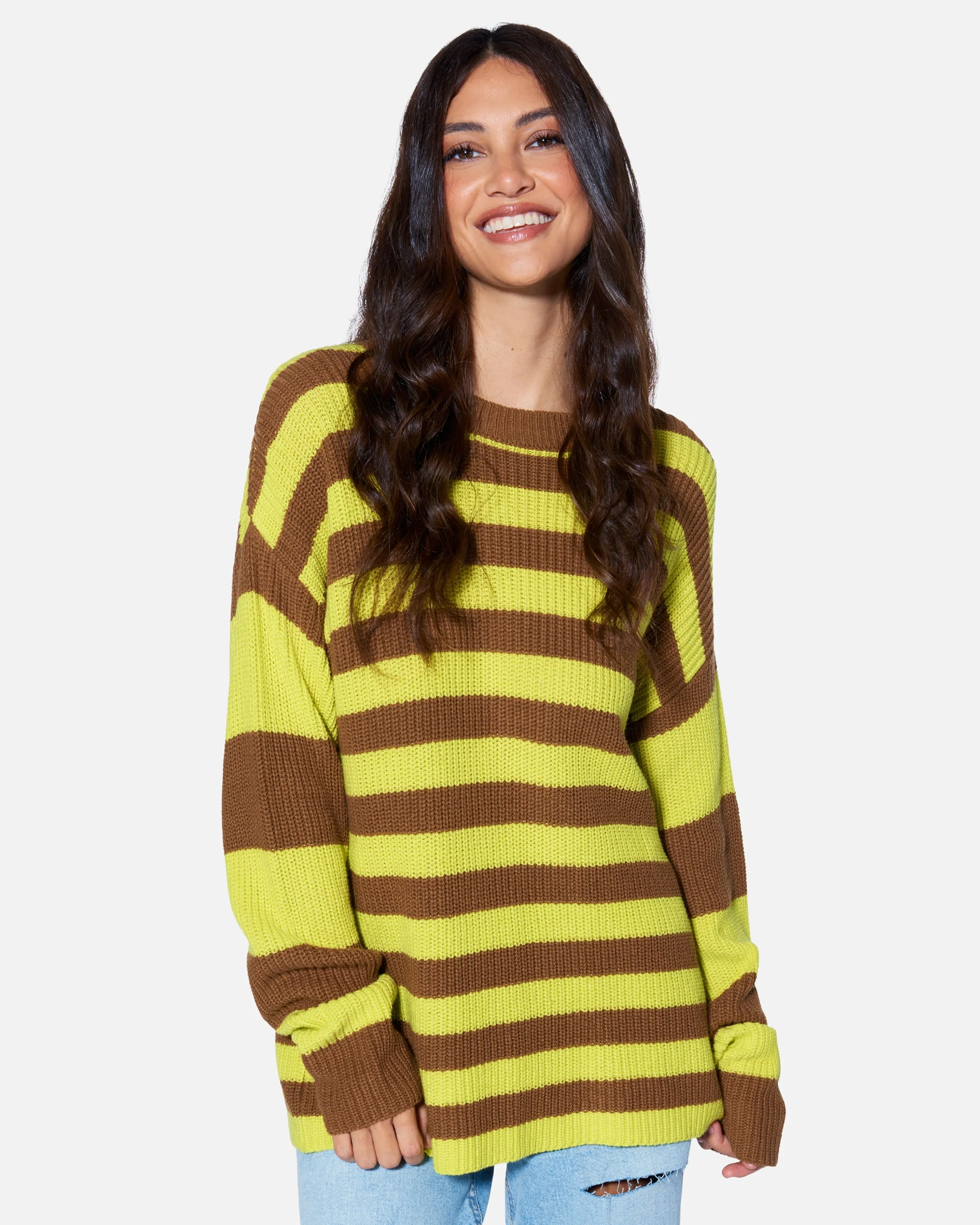 ESSENTIAL SERENA STRIPE SWEATER