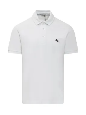 Etro Logo Embroidered Polo Shirt