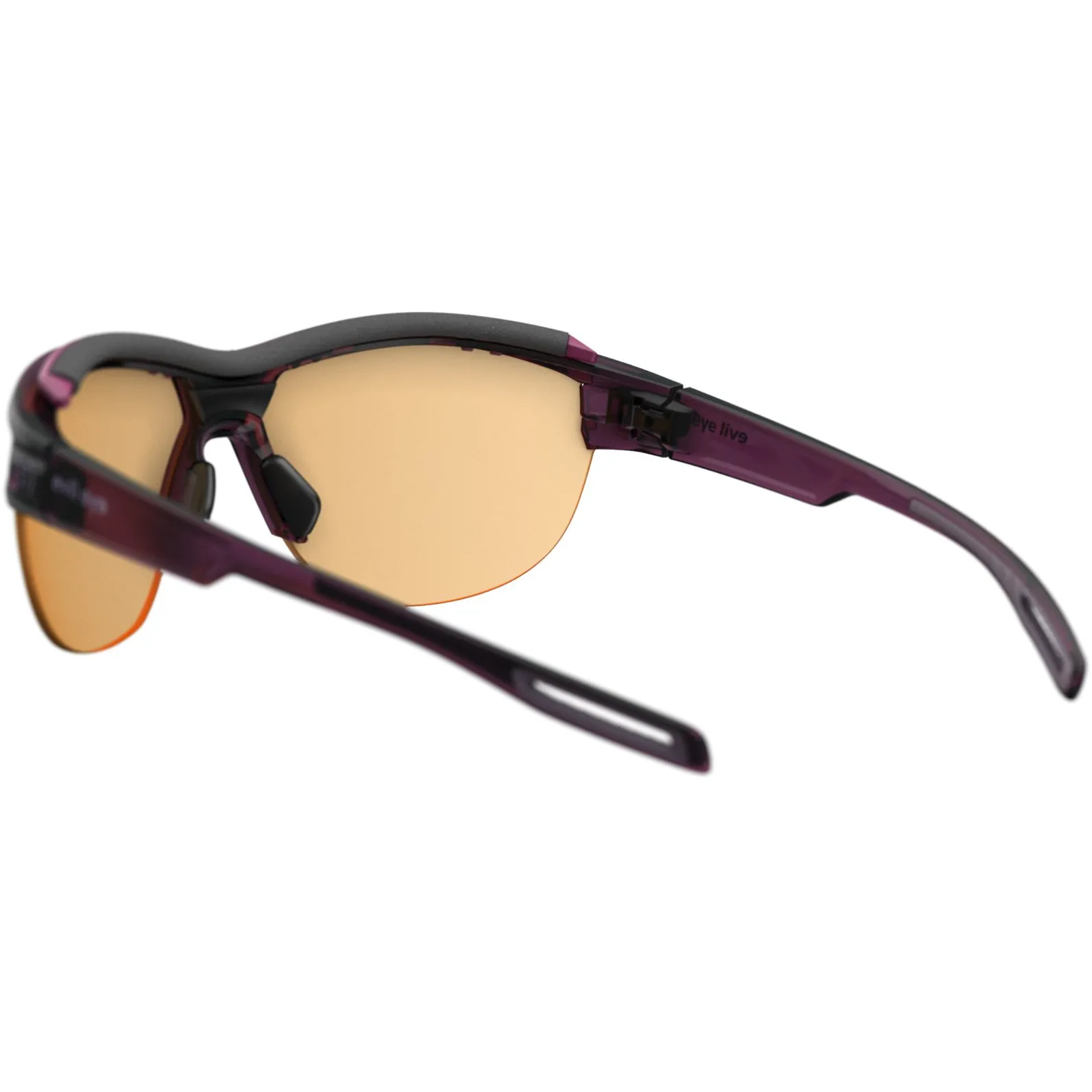 evil eye - pathline.f pro Sports Glasses Women blackberry transparent