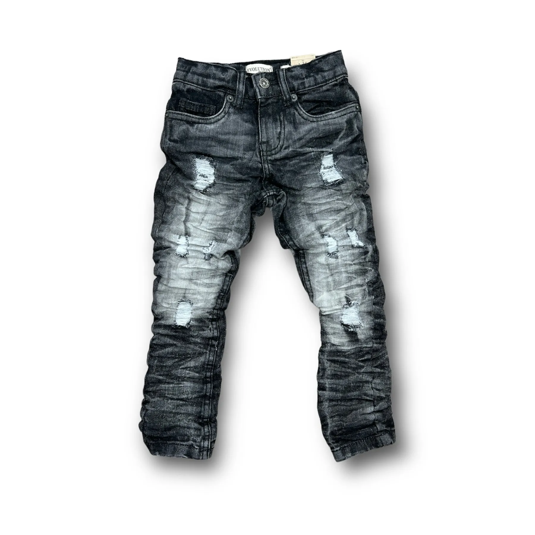 EVOLUTION WILD TIGER BLACK TODDLER  JEANS