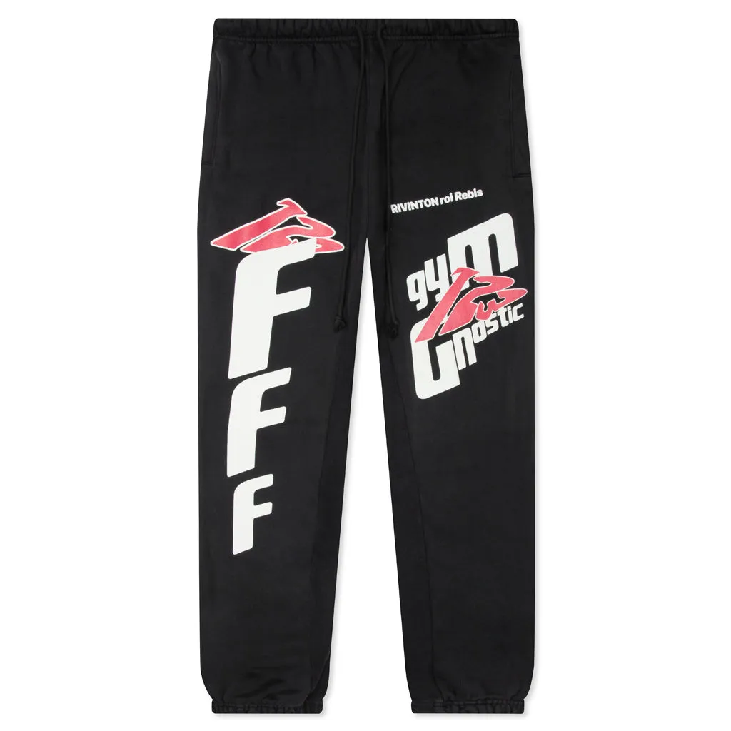 Fasting For Faster Sweatpants - Vintage Black