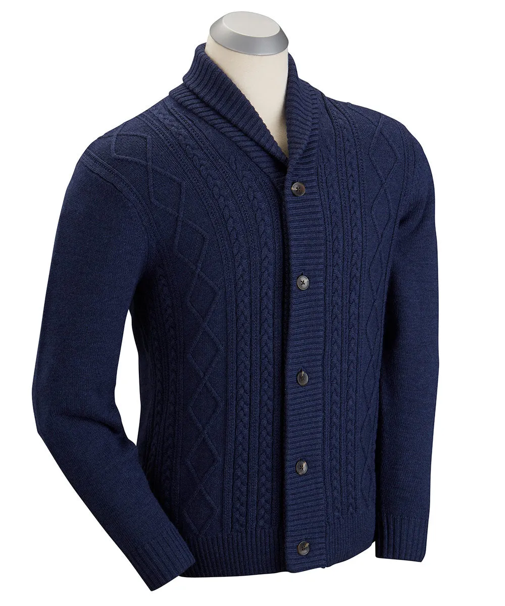 Fisherman Shawl Cardigan