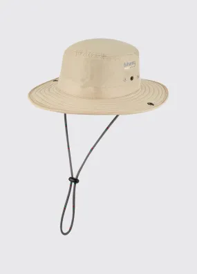 Genoa Brimmed Sun Hat - Stone