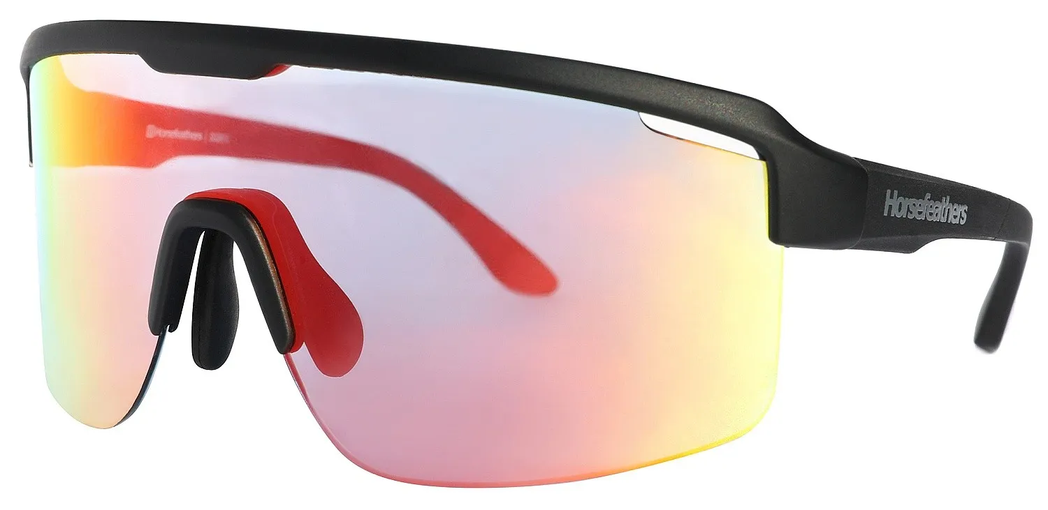 glasses Horsefeathers Scorpio Photochromic - Matt Black/Mirror Red