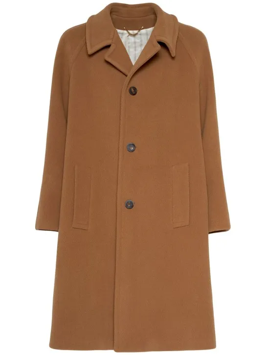 Golden Goose   Journey herringbone virgin wool coat 