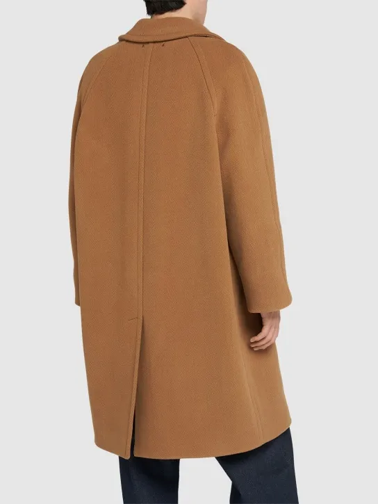 Golden Goose   Journey herringbone virgin wool coat 