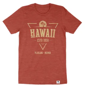 Hawaii 1959 Short Sleeve Tee - Heather Clay