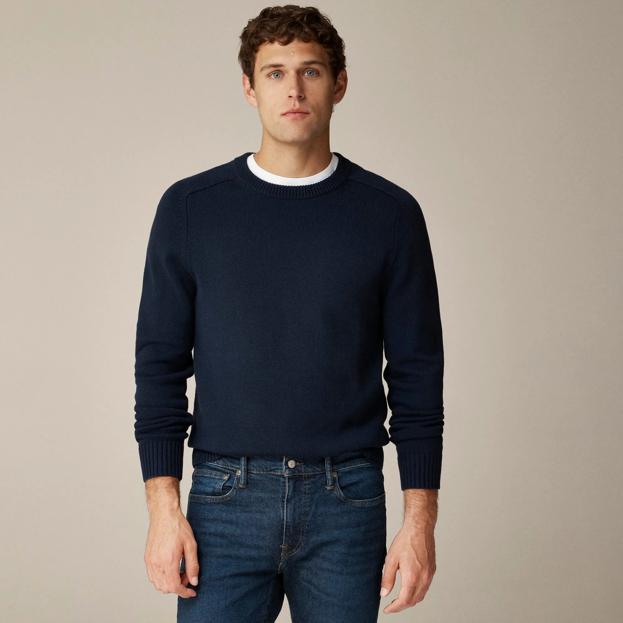 Heritage cotton crewneck sweater