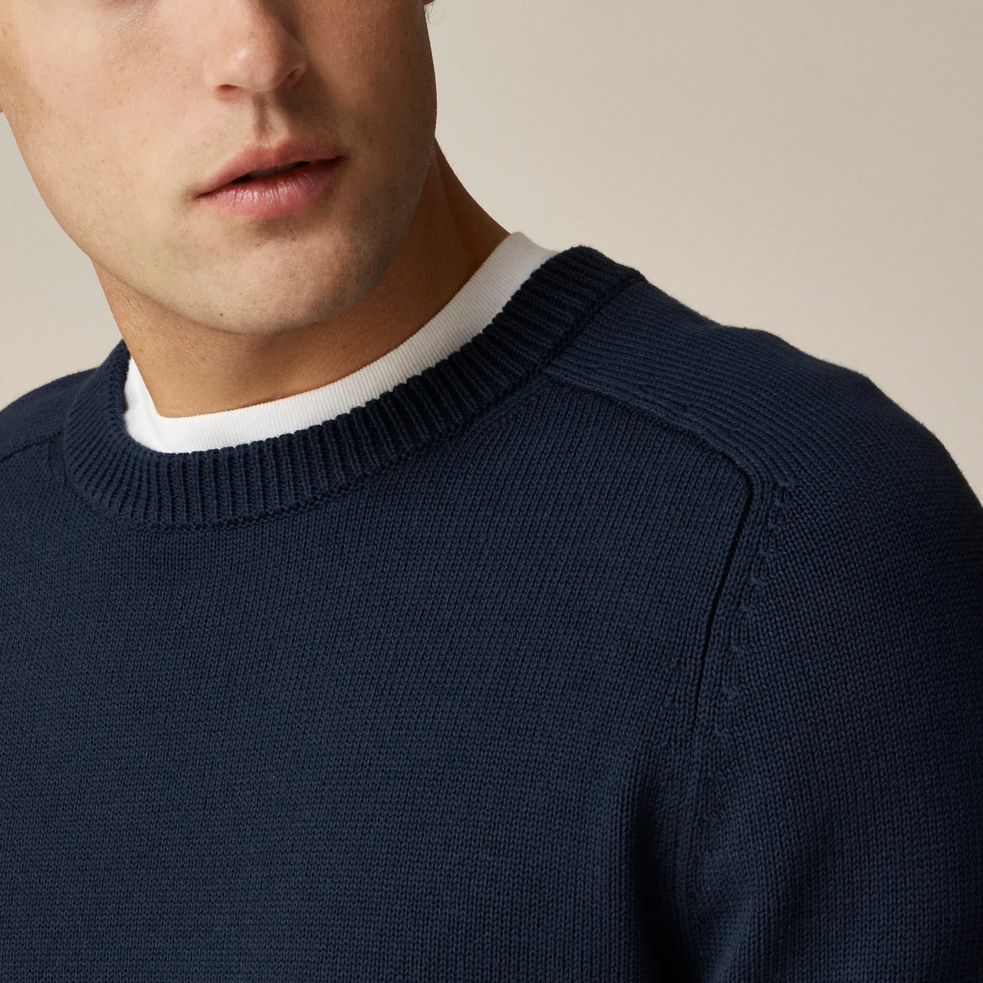 Heritage cotton crewneck sweater