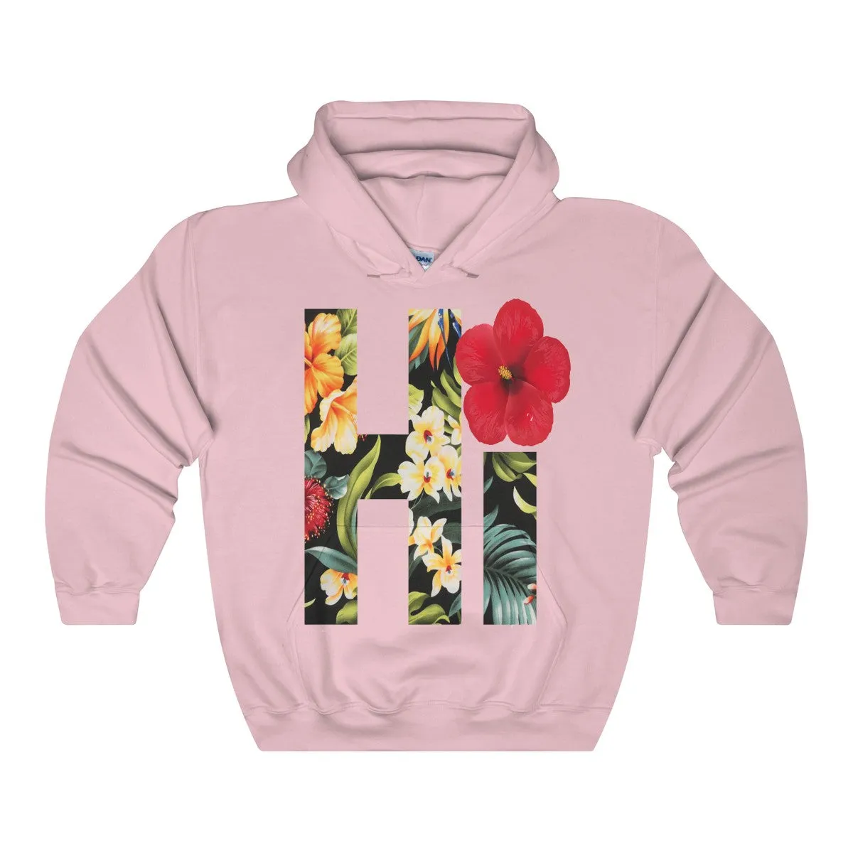 Hi Floral Hawaii Hooded Sweatshirt